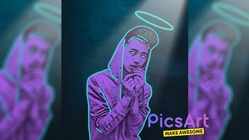 Vector art editing tutorial using PicsArt 100% | Urdu/Hindi. | Ahmed