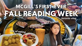 MCGILL'S FIRST-EVER FALL READING WEEK (Week In My Life At Home In Toronto) Noticias
