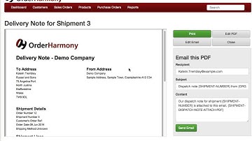 How to process a shipment when you hold the stock
