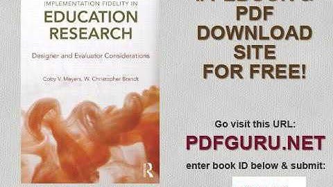 Implementation Fidelity in Education Research Designer and Evaluator Considerations