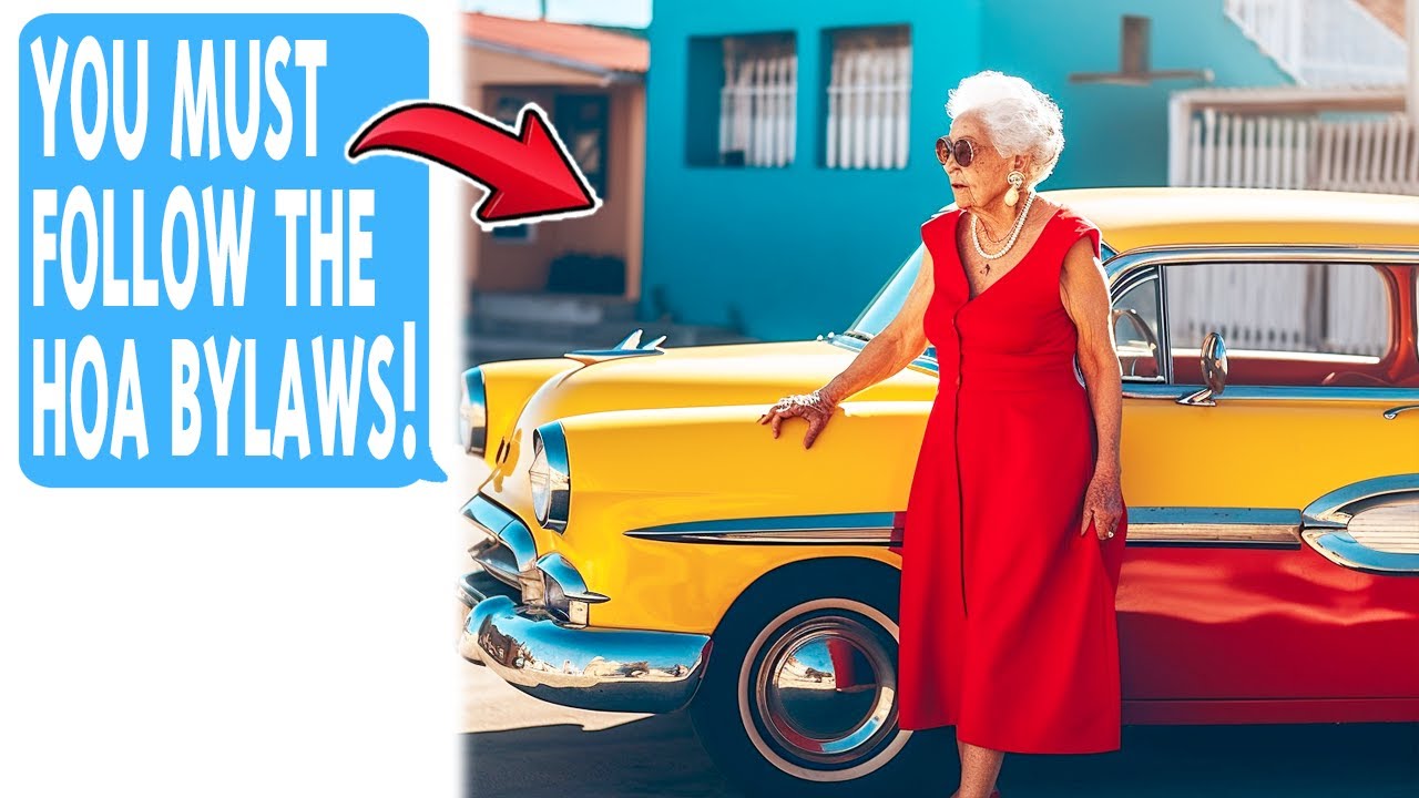 HOA Sued Old Lady $50,000 For Parking Car On Her Own Property! - YouTube