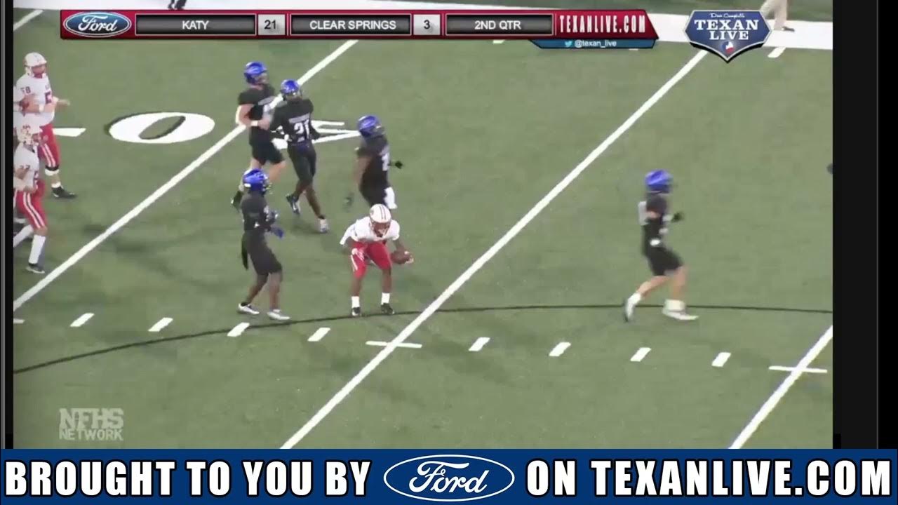 Texan Live Highlights Katy RB Seth Davis YouTube