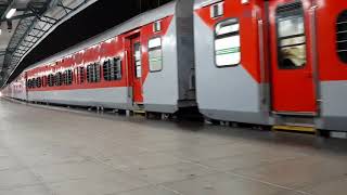 Train No. 10111 Konkan Kanya Express with LHB coaches.