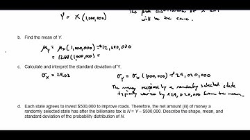 AP Stats 6.2a Ex 2: Transformations of Prob Distributions