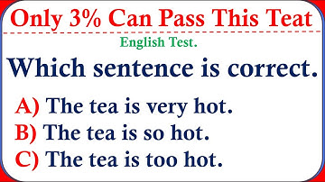 Mixed Grammar Test 🌟 Only 3% Can Pass This Test