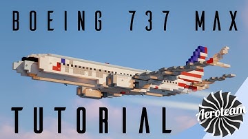 Minecraft Boeing 737 MAX Tutorial [1.5:1 Scale]