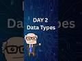 Day-2 Datatypes in Javascript