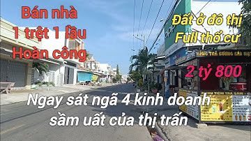 (Đã Bán) Đất 2 MT tặng nhà 1 trệt 1 lầu đã hoàn công đang cho thuê kinh doanh | nhadattv85