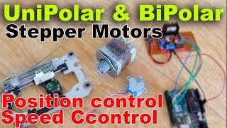 Arduino Stepper Motors Control: BiPolar and UniPolar stepper motors position and speed control screenshot 1