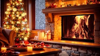 Beautiful Christmas Ambience ??Relaxing Christmas Music Fireplace ?Christmas Fireplace Instrumental