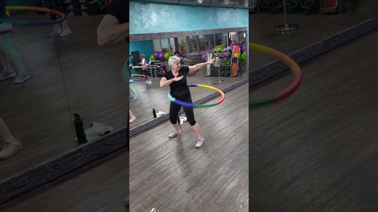 Hula Hoop Training 💘 Übung  aus dem Kurs zum nachmachen 💥viel spass 🥰