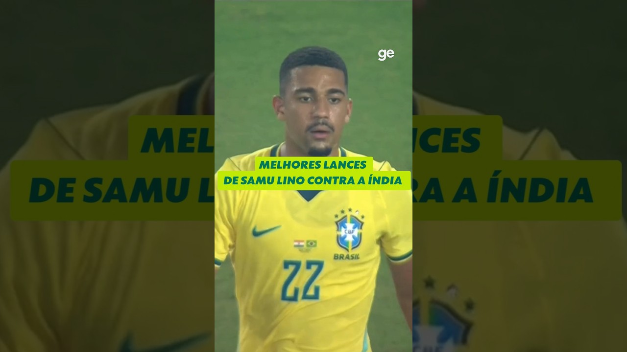 SAMUEL LINO BRILHA EM VITÓRIA DA SELEÇÃO | #shorts | ge.globo