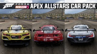 Forza Horizon 5 | Apex AllStars Car Pack | All 7 Cars