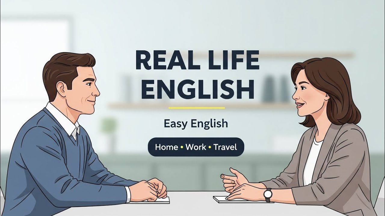 Real Life English Conversations | Home, Work, and Travel | Easy English