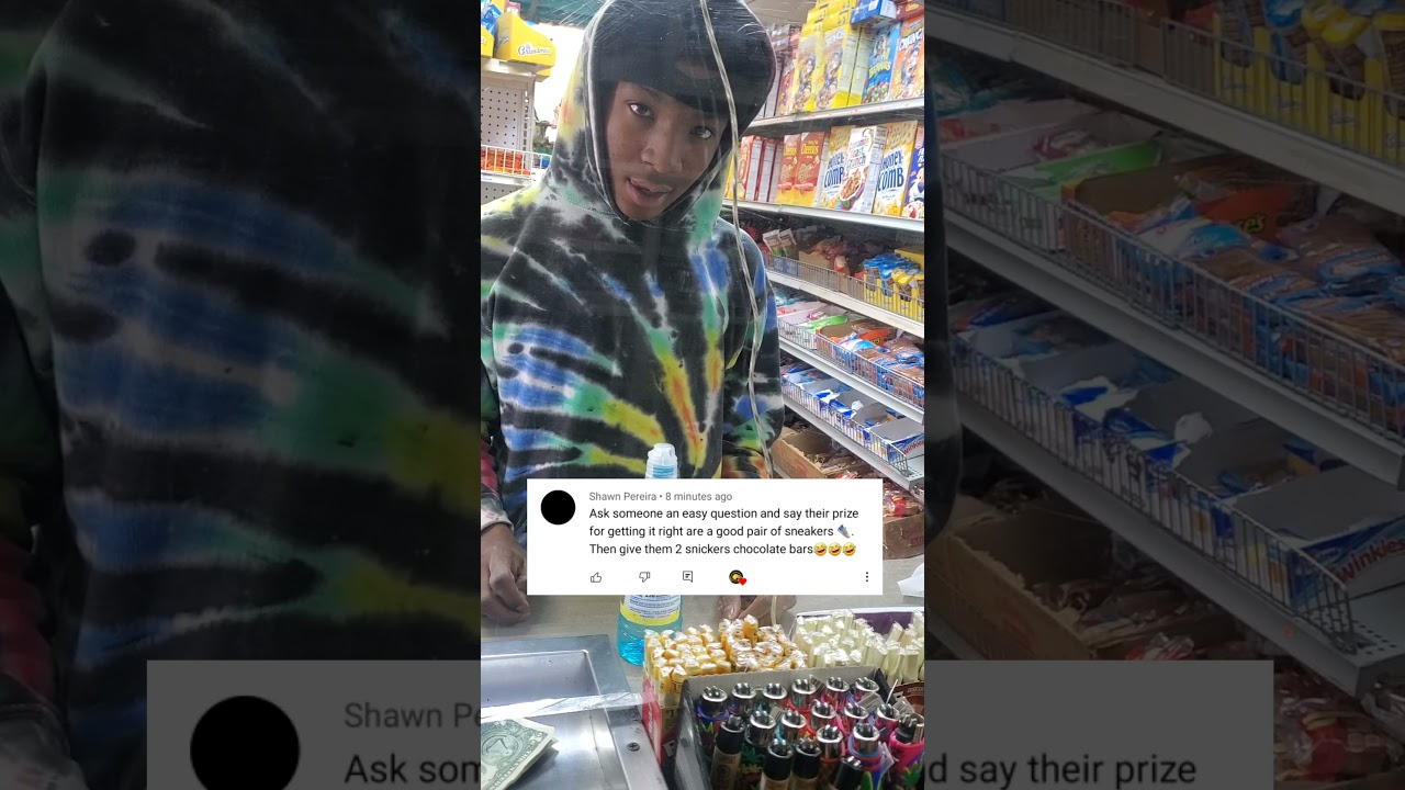 I Told Him You Get 2 Pairs Of Sneakers If You Get This Answer Right 😂