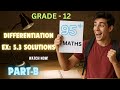 2nd PUC Math Ex 5.3 Sol Part B #differentiation #Ex5.3 #ncertsolutions #grade12math #cbseclass12