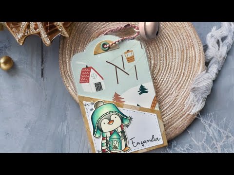 TAG DE NAVIDAD 🎄 🤶🎅 utilizando troqueles