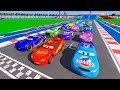 Lightning mcqueen danny swervez cal weather chick hicks doc hudson friends race cars 3  mods gta 5