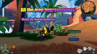 All the map improvements made by Naut! - Creatures of Sonaria