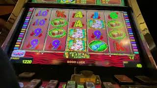 Tiki Island slot game paly with 40 cent bet