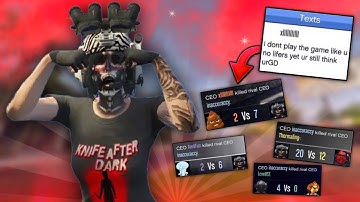 BARCODE X Gets Mad That He Couldn’t Compete With Me So He Rages While I SLAM His GOONS 