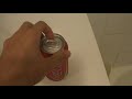 How to open a can of coca cola