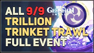 All Trillion Trinket Trawl Full Event Genshin Impact