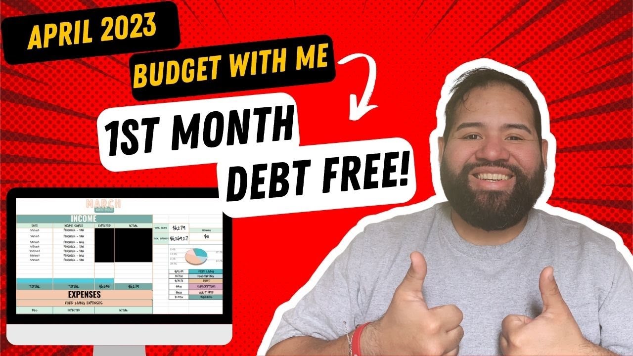 Debt Free!! |Budget With Me April 2023 | April 2023 Budget Planner