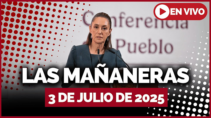 🔴 #ENVIVO: Conferencia de CLAUDIA SHEINBAUM: La Mañanera del Pueblo del jueves 3 de julio 2025