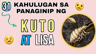 Panaginip ng lisa at kuto sa buhok ay isang magandang kapalaran na
mangyari sayo. ang meron kang sign. ito tungkol sa...