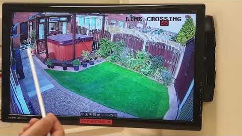 Hikvision Acusense Line Crossing Detection Human Body Setup IDS 7216 Deep Learning