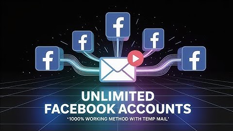 Unlimited facebook I’ds by Temp Mail temp mail sy facebook ids kaisy Create kry Temp MMail
