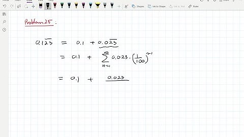 Express each repeating decimal number as a quotient of two integers. If possible, reduce the quotie…