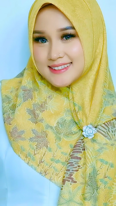 Salah Satu Tren Hijab Segi Empat Motif Premium Menutup Dada #hijab #style #fashion #tutorial #fyp