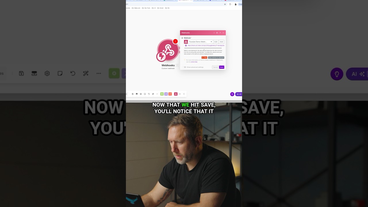 How to setup a webhook in Make.com