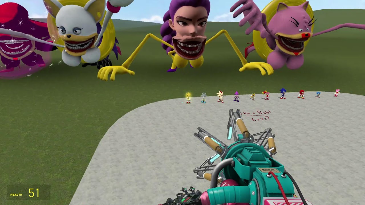 NEW SHIN SONIC TAPES LOVE STORY VS SHIN SONIC AMY XXL TAPES LOVE IN GARRY'S MOD!