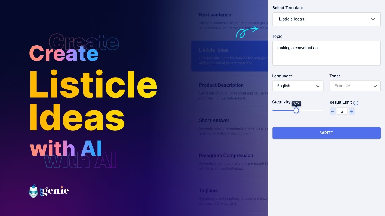 GetGenie AI Template : Listicle Ideas - YouTube getgenie-ai-template-listicle-ideas-youtube