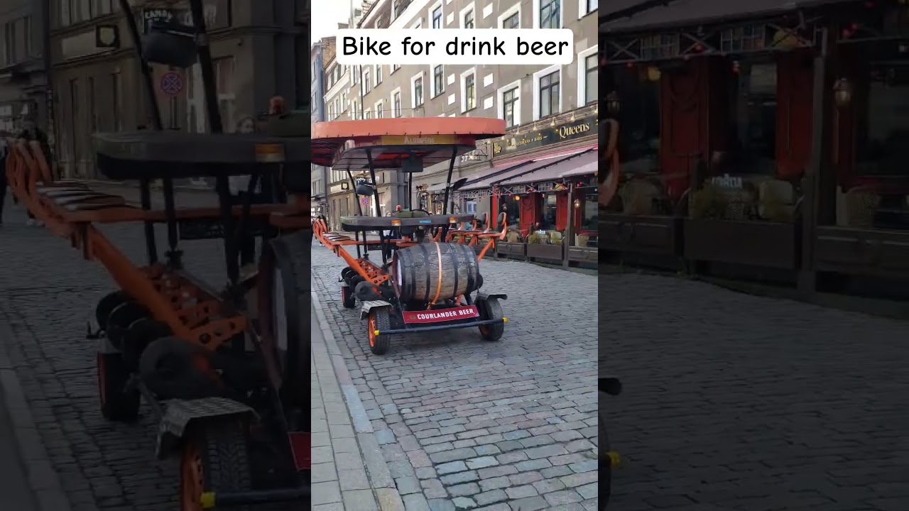 Bike for drinking beer 