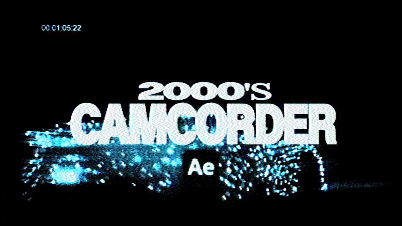 Unique 2000's Camcorder Effect. (After Effects Tutorial) - YouTube