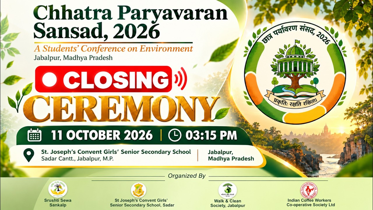 Chhatra Paryavaran Sansad 2026 | Closing Ceremony | YouTube Live