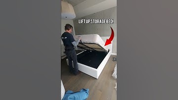 Hydraulic lift storage bed delivered installed #diy #interiordesign #furniture