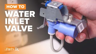 How to replace Water Inlet Valve part # WR57X27487 on your GE Refrigerator