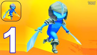 Knight Attack 3D: Sword Spin - Gameplay Part 1 Stickman Knight Attack War Army Commander Sword screenshot 4