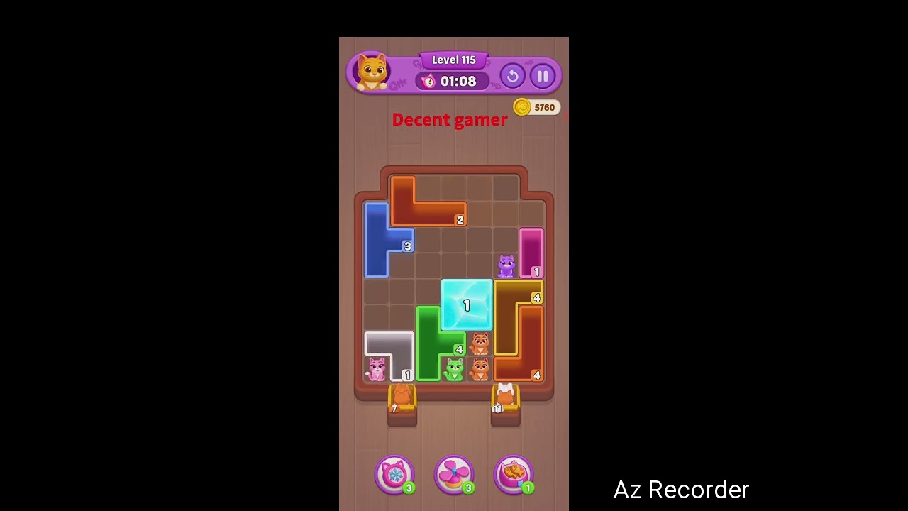 Catdom color hole level 115 Walkthrough solution 