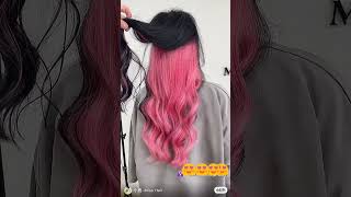 Pink hair dye💖Hair colour#shorts#viral  #youtubeshorts