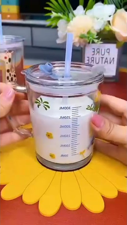 Gelas kaca anak motif Animal