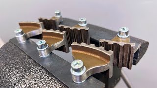 Upgrading a Bench Vise with HELICAL Gear Teeth!