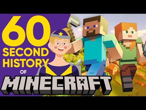 Minecraft in under 60 seconds #minecraft #history #60s