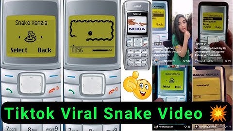 Tiktok Viral Snake Xenzia Video | Nokia Mobile Snake Xenzia Game 💥