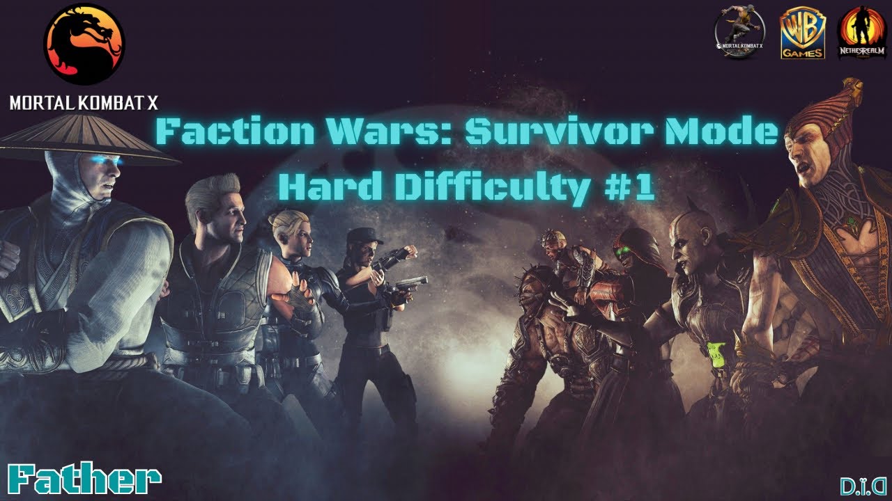 Faction Wars: Survivor Mode - Hard Difficulty #1 | Mortal Kombat X Mobile